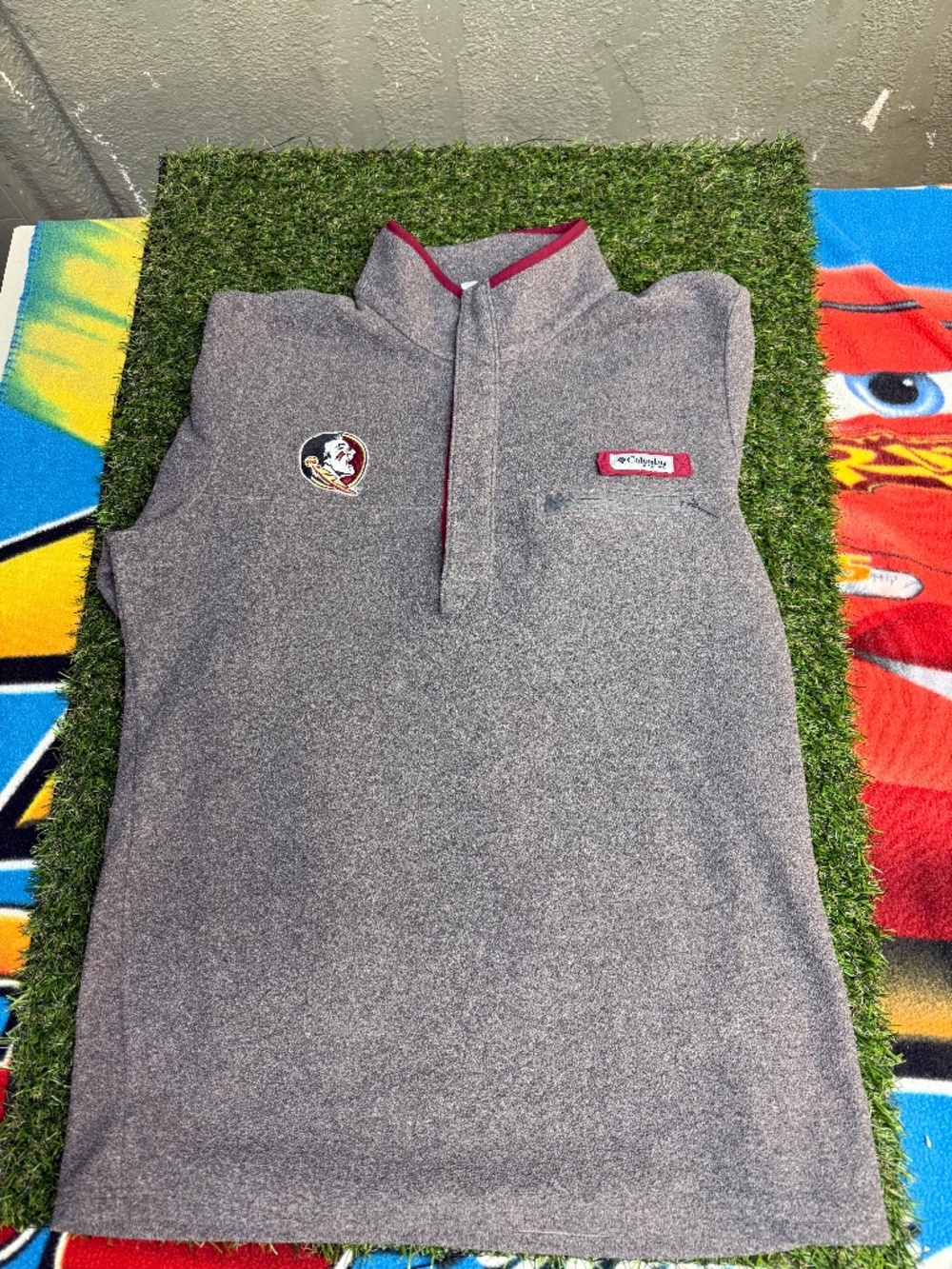 Columbia PFG Florida State Quarter Button Up